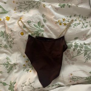 Shein brown tank size xs